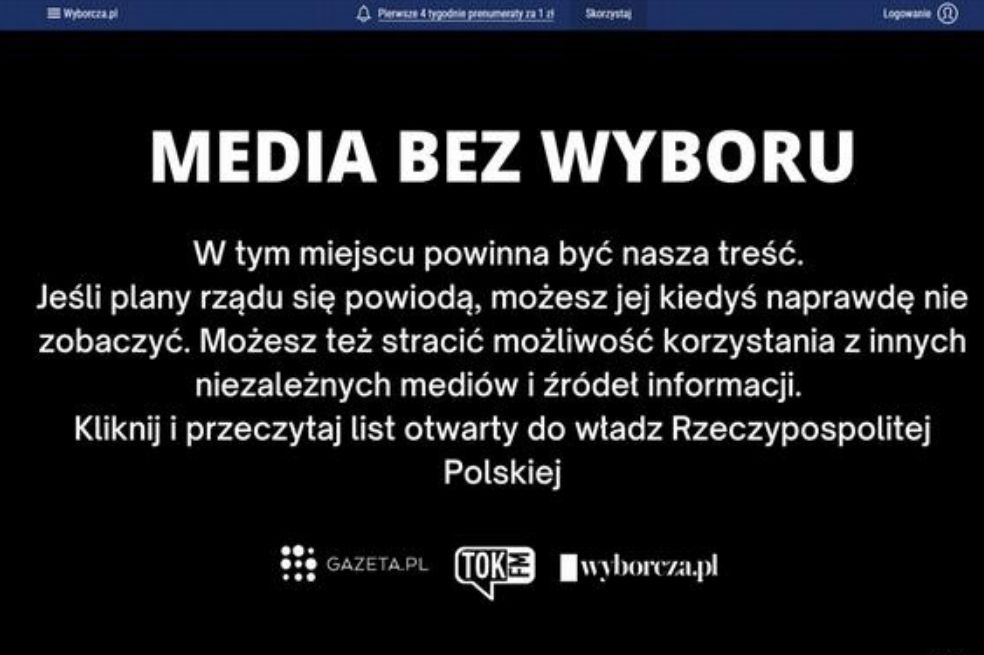 EE le explica: el gran “apagón” de medios en Polonia