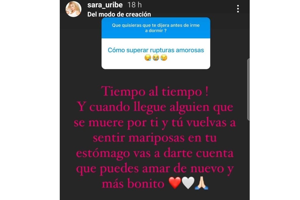 Comentario Sara Uribe sobre el desamor