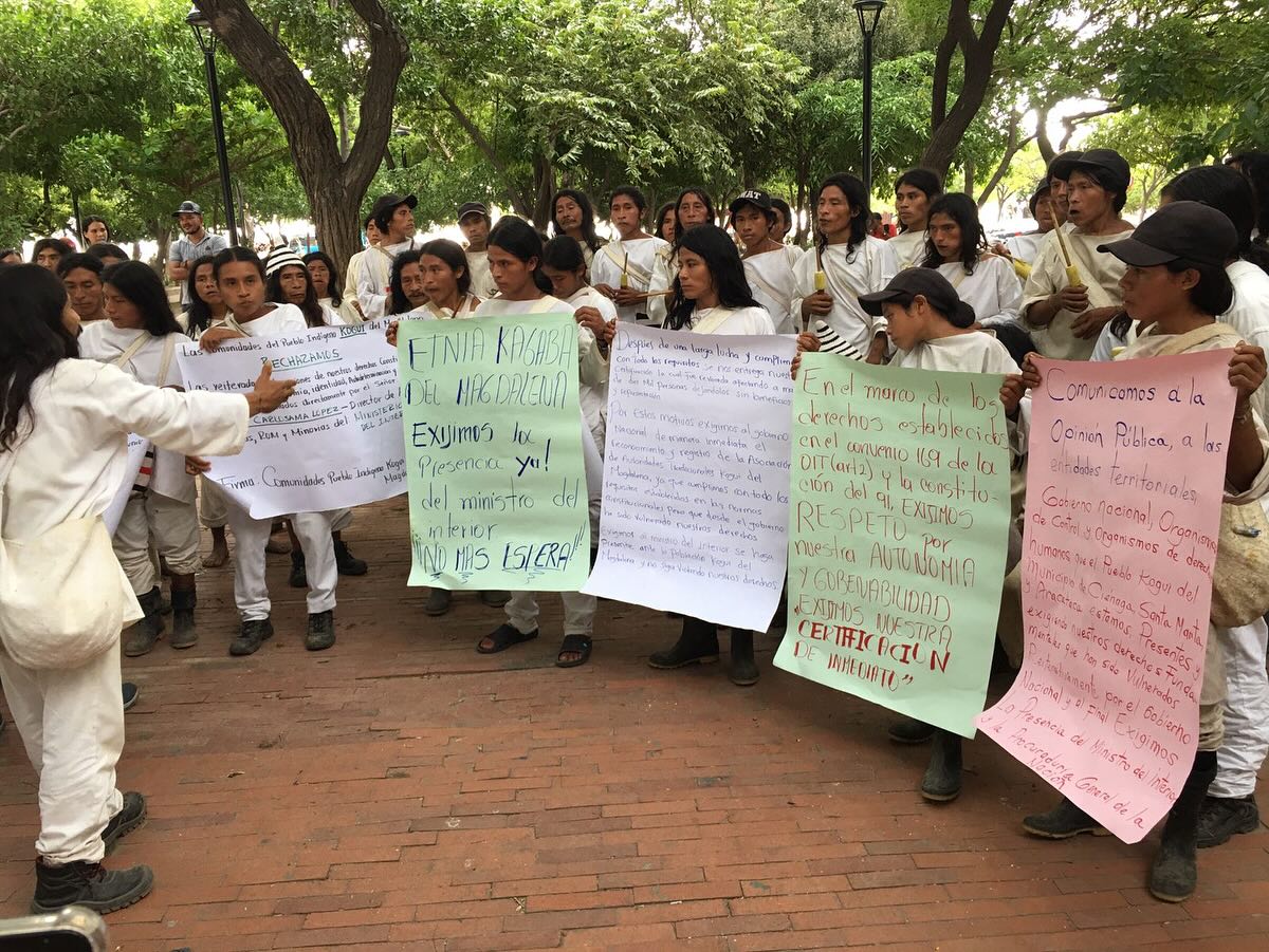 ¿Por qué protestan los indígenas kogui en Santa Marta?