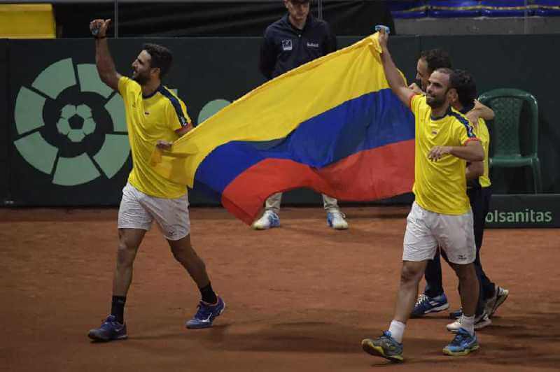 Colombia, con suerte en el sorteo de la Copa Davis en Madrid