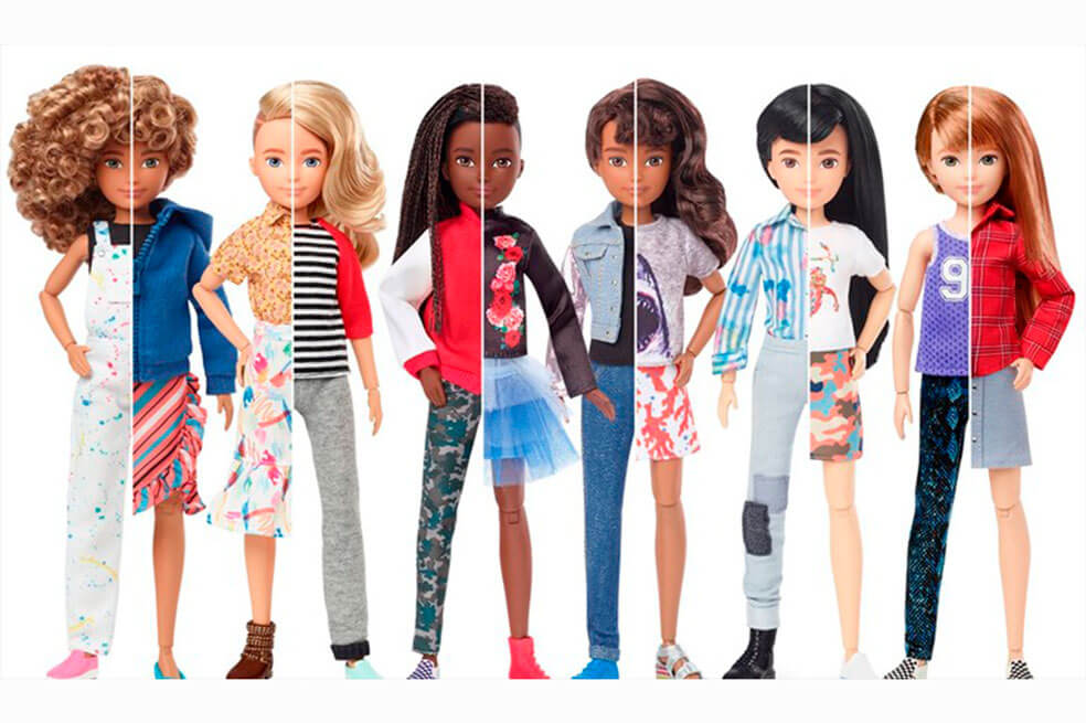 Mattel lanza línea de muñecos de género inclusivo