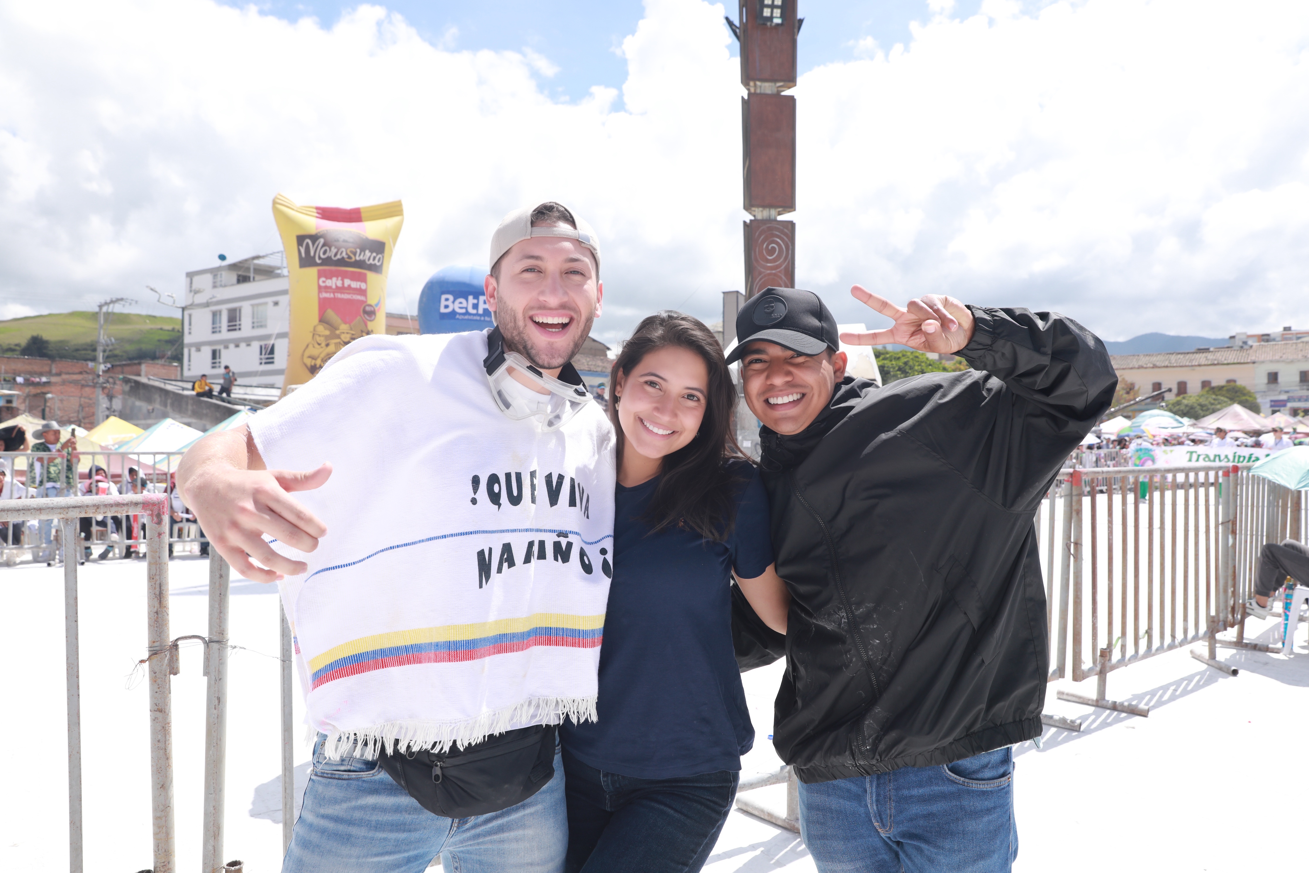 Los influencers Diego Riascos, Jacinta Jaramillo y Luis Méndez