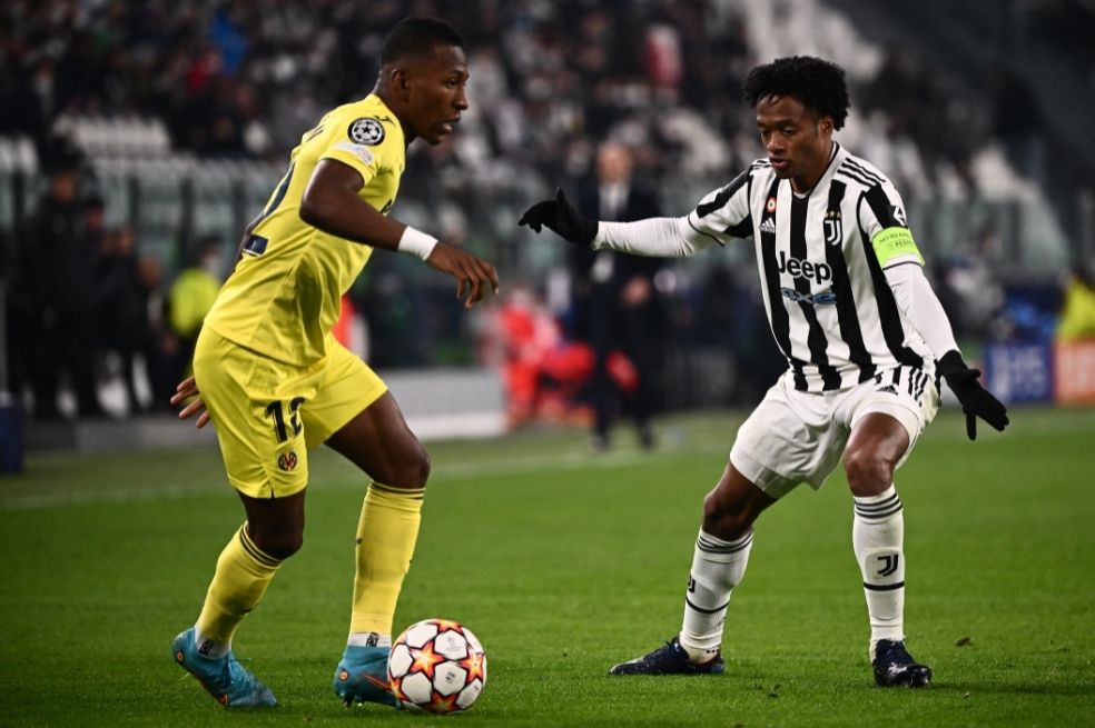 Cuadrado, eliminado de la Champions: Juventus fue goleado por Villarreal