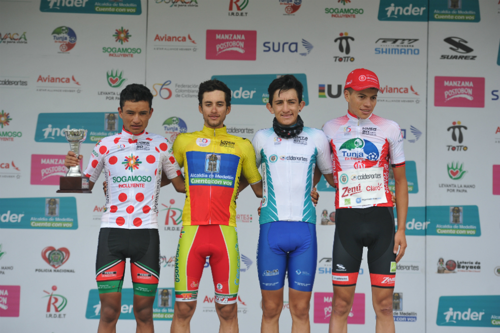 En la Vuelta de la Juventud, Luis Fernando Jiménez llegó primero al Alto de Letras