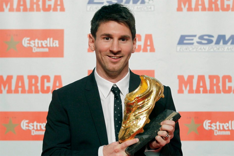 Messi, galardonado con el ‘Botín de Oro’