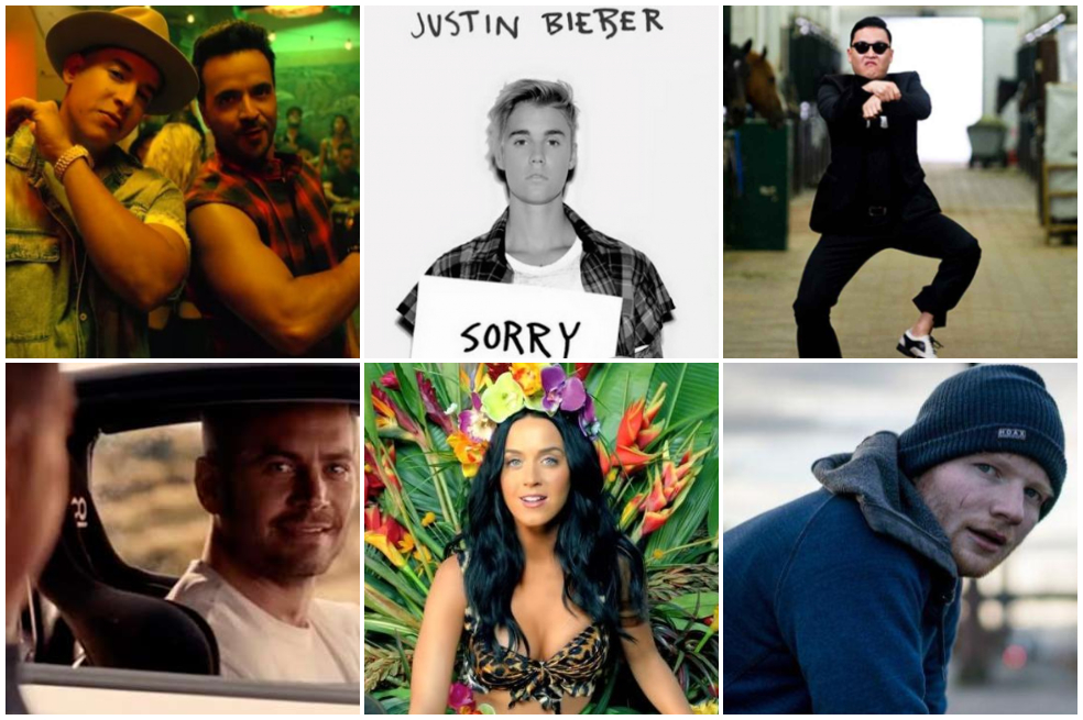 Desde “Sorry” hasta “Despacito”: Estos son los videos más vistos en YouTube