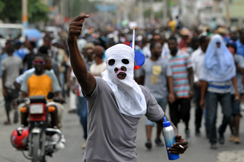 Crisis electoral en Haití causa impactantes protestas