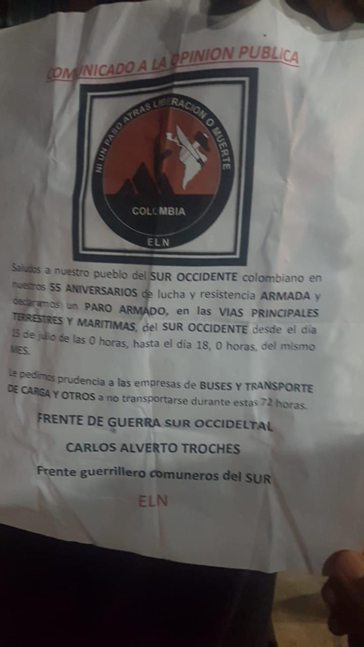 Personal antiexplosivose encuentra en la zona para realizar las respetivas acciones. Sin embargo, "estamos esperando que mejore el tema climático para poder adelantar las acciones, pues por protocolo no se puede hacer en esas condiciones”, agregó el coronel Duque.
