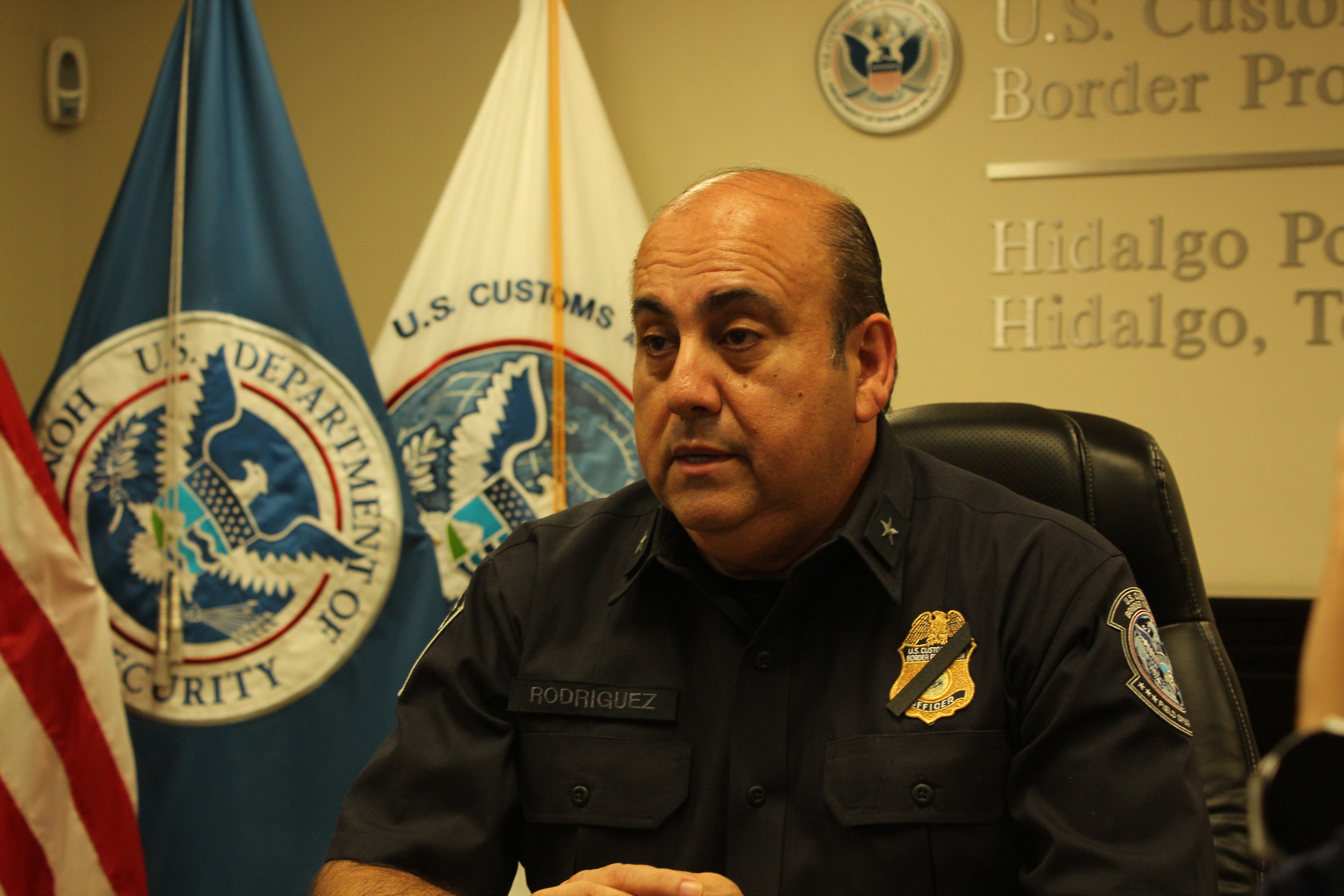 Carlos Rodríguez, director del puerto de entrada de Hidalgo (Texas).