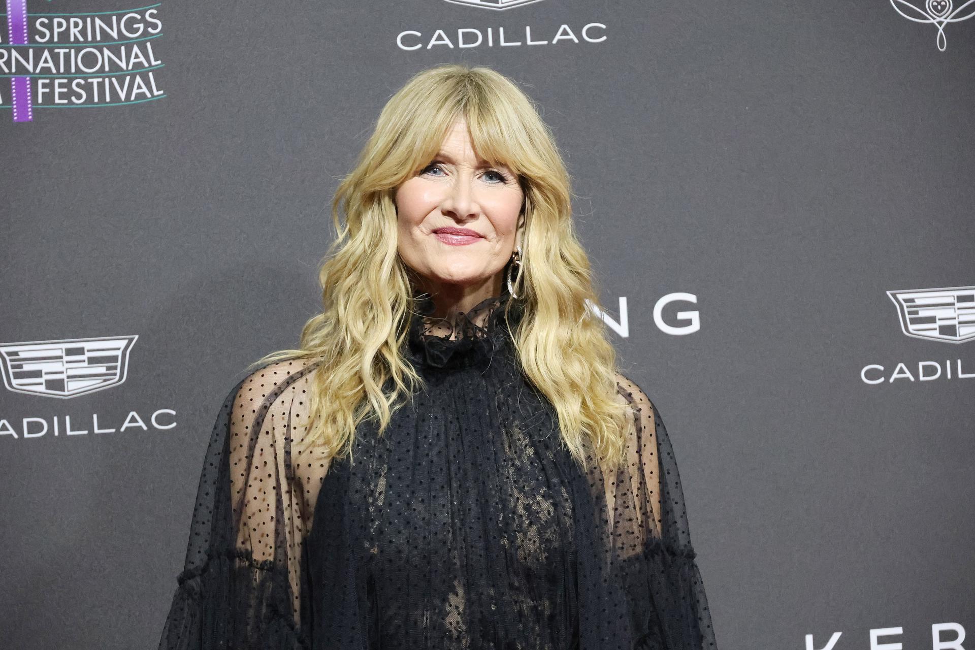 PALM SPRINGS (United States), 04/01/2026.- Laura Dern poses on the red carpet for the 37th annual Palm Springs International Film Festival in Palm Springs, California, USA, 03 January 2026. (Cine, Cine) EFE/EPA/NINA PROMMER
