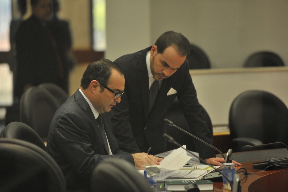 El magistrado Jorge Pretelt en la Comisión de Acusación, que ya lo acusó por un caso de corrupción. Su proceso está en manos del Senado.  / Archivo