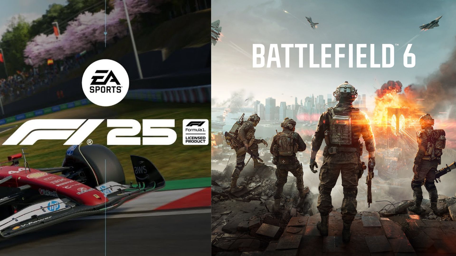EA Sports F1 y Battlefield son dos de las sagas más importantes en la historia de Electronic Arts.