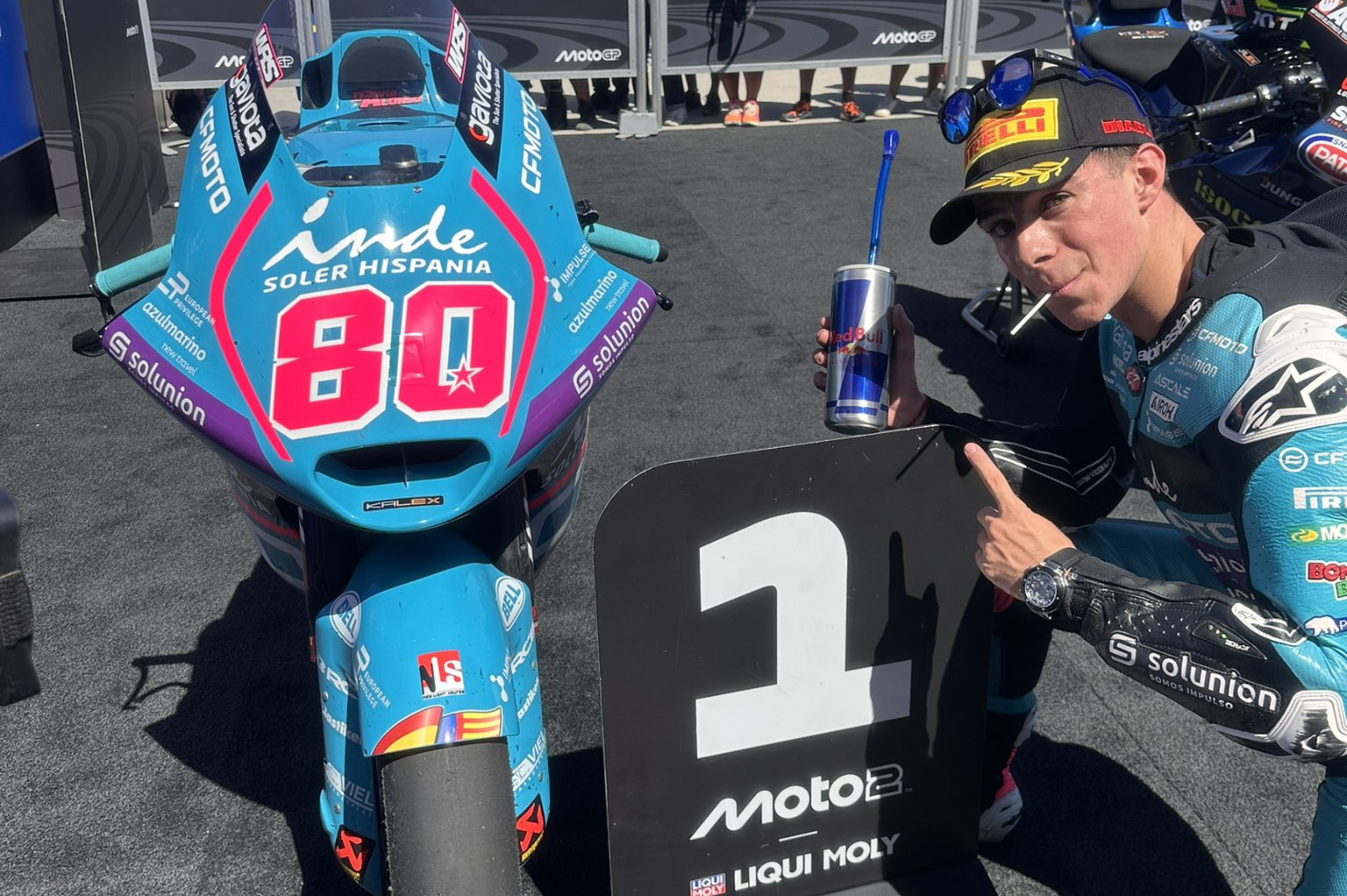 Así quedó la tabla en el Mundial de Moto2 con el histórico triunfo de David Alonso