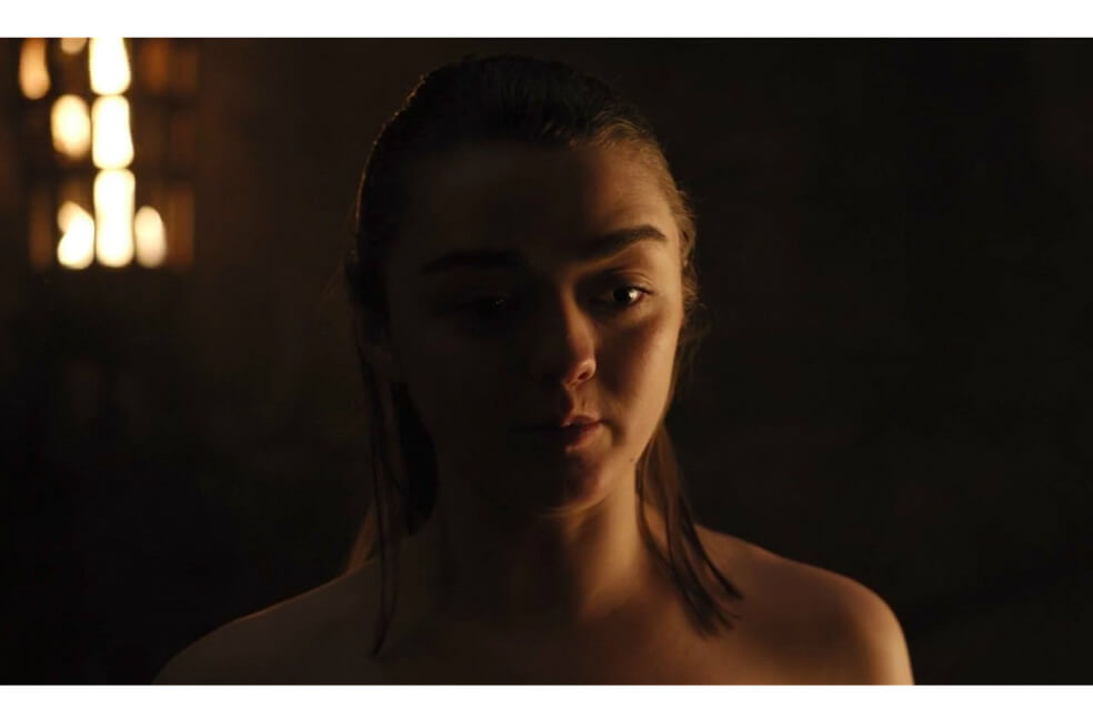 Maisie Williams pensó que «era broma» la escena de Arya y Gendry en «Game of thrones»