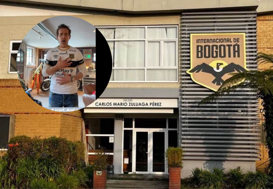 En video: Ryan Reynolds se puso la camiseta de Inter de Bogotá. “Significa mucho”