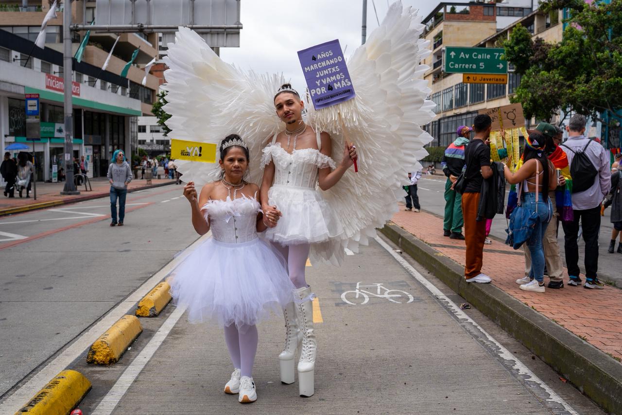 Marcha del Orgullo LGBTIQ+ 2026 en Bogotá.