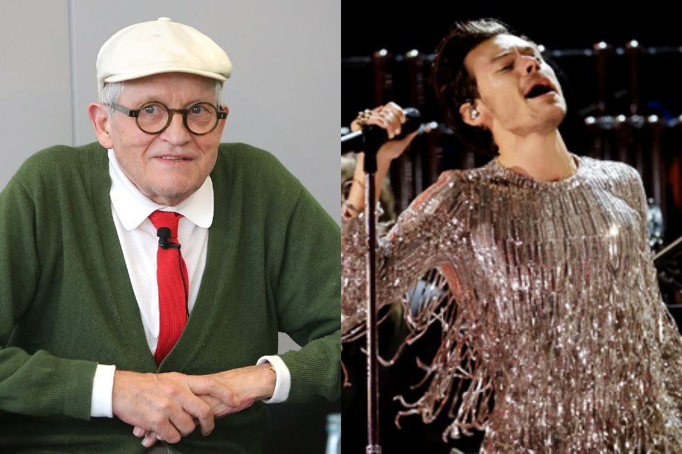 David Hockney exhibirá un retrato de Harry Styles en la National Portrait Gallery