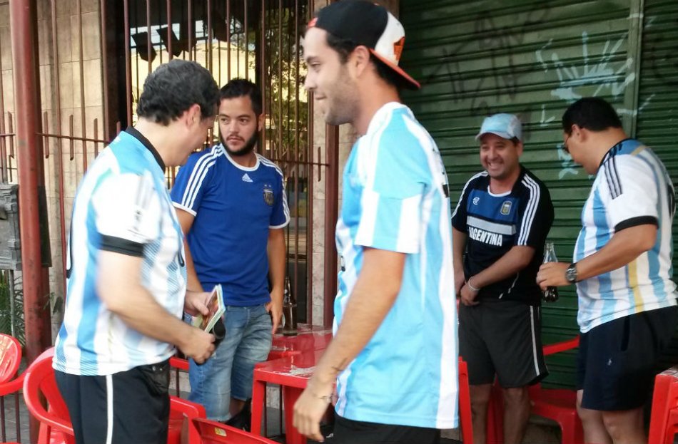 El Maracaná de celeste y blanco