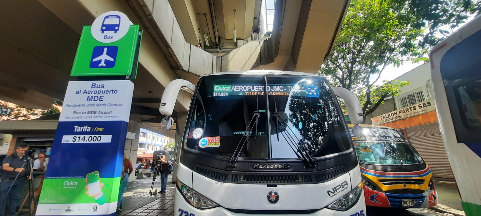 Viaje entre Medellín y aeropuerto de Rionegro ahora se podrá pagar con la Cívica