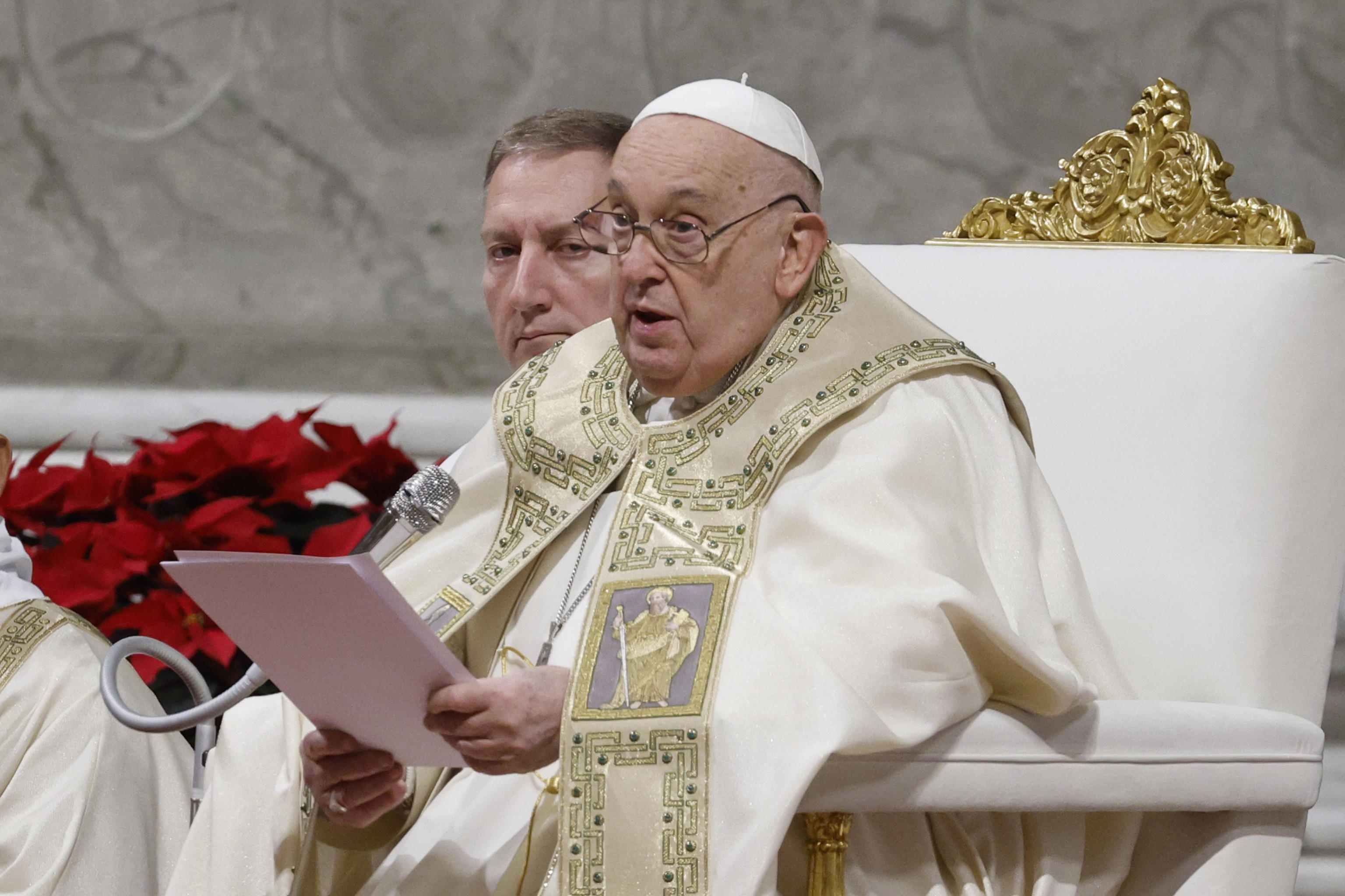El papa celebra la Navidad y lanza el Jubileo 2025, “Año Santo” en Roma
