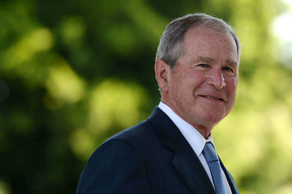Las pullas de George W. Bush contra Trump