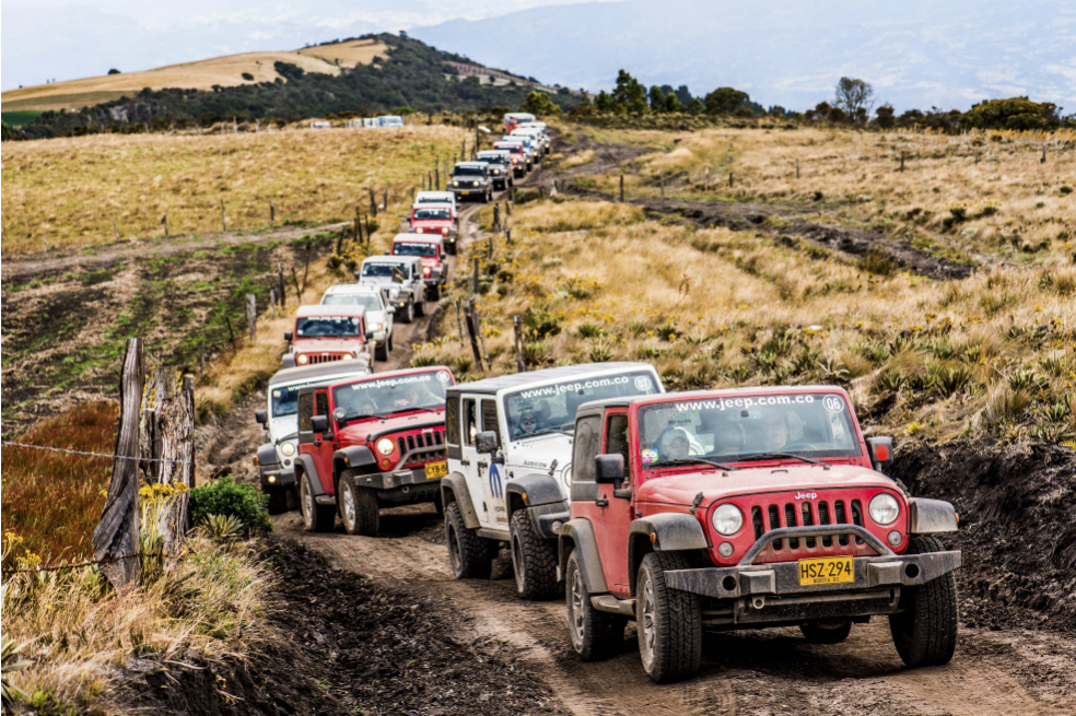 Manada Jeep rumbo a Boyacá