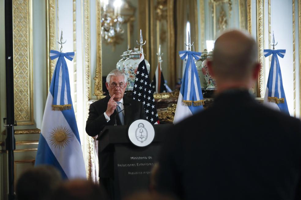 Paz, coca y Venezuela, los temas de Tillerson en Colombia