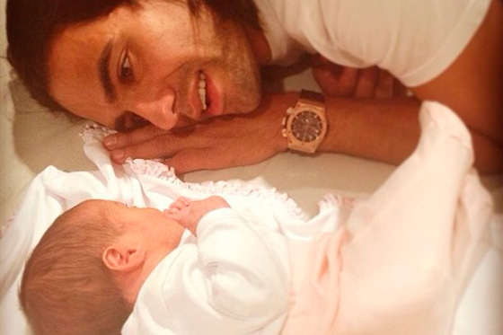 Falcao demuestra el amor por su hija Dominique en las redes sociales