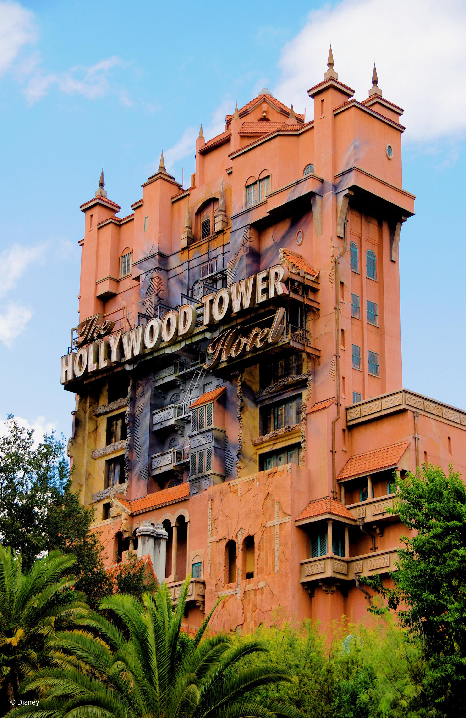 Torre del Terror, el ícono de Hollywood Studios.