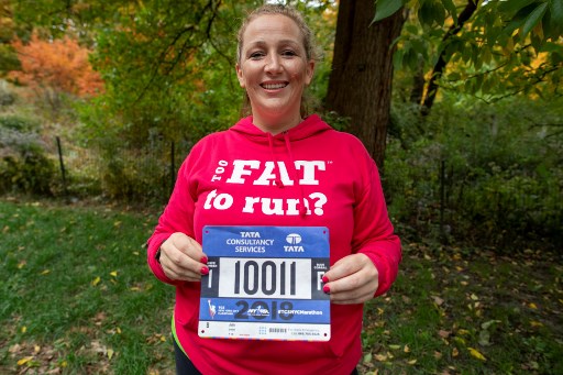 ¿Demasiado gorda para trotar? Nunca, dice una corredora de la maratón de Nueva York