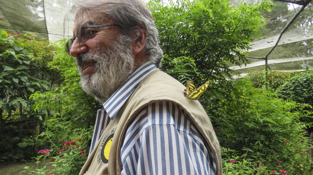 El hombre que ha pasado toda la cuarentena en un jardín botánico