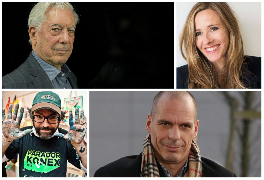 Mario Vargas Llosa, Andrea Wulf, Liniers y Yanis Varoufakis.