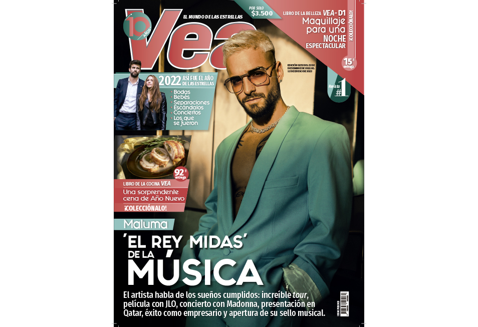 Maluma culmina el 2022 lleno de éxito musical y empresarial