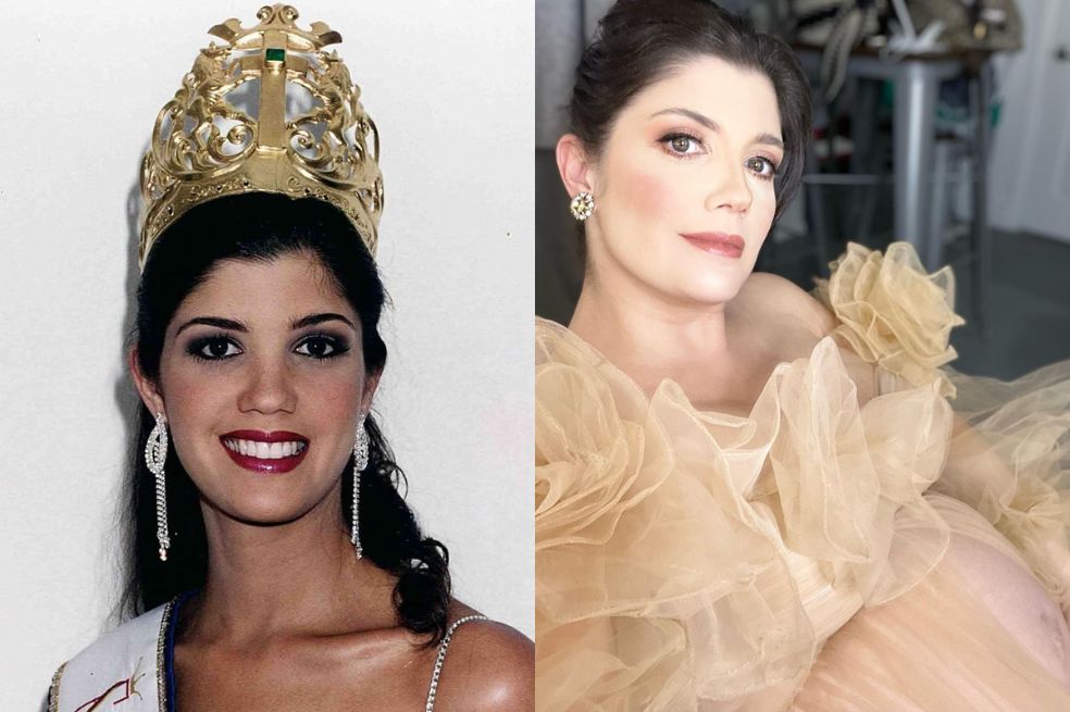 La actriz y modelo Andrea Noceti sorprendió a sus fanáticos anunciando su segundo embarazo, de gemelos, a sus 44 años.