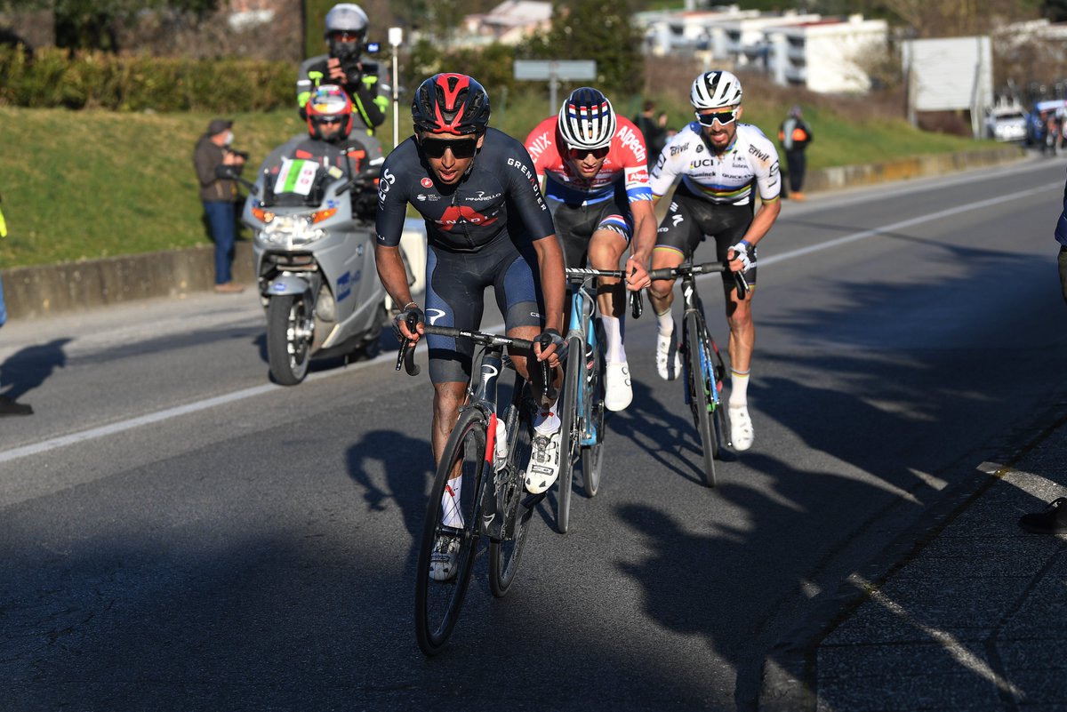 Histórico: Egan Bernal se metió en el podio de la Strade Bianche por primera vez para Colombia