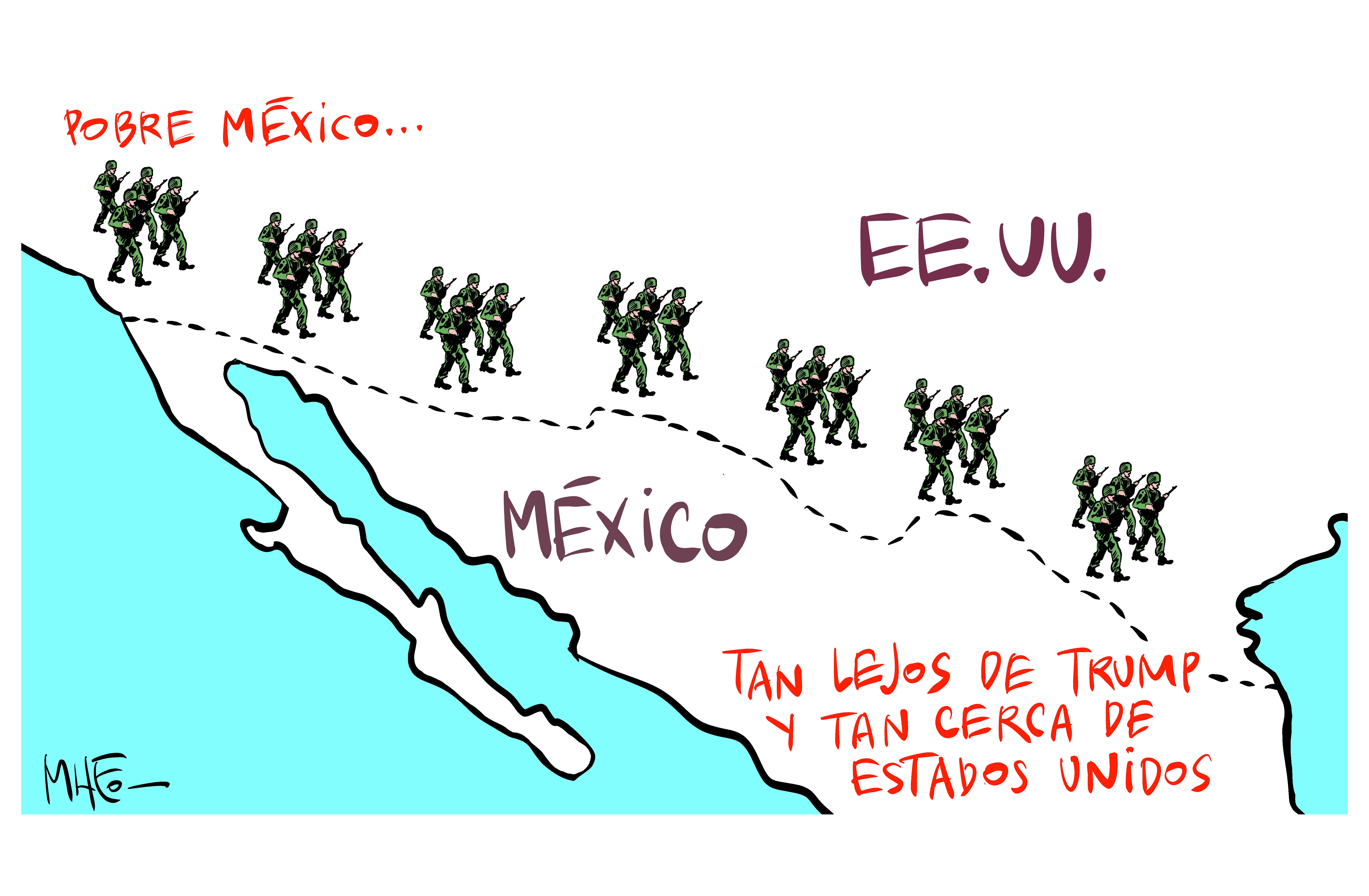 La frontera norte