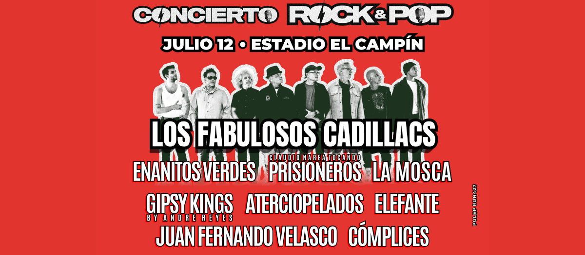 ‘Concierto Rock & Pop’ en Bogotá: programación de artistas y detalles del evento
