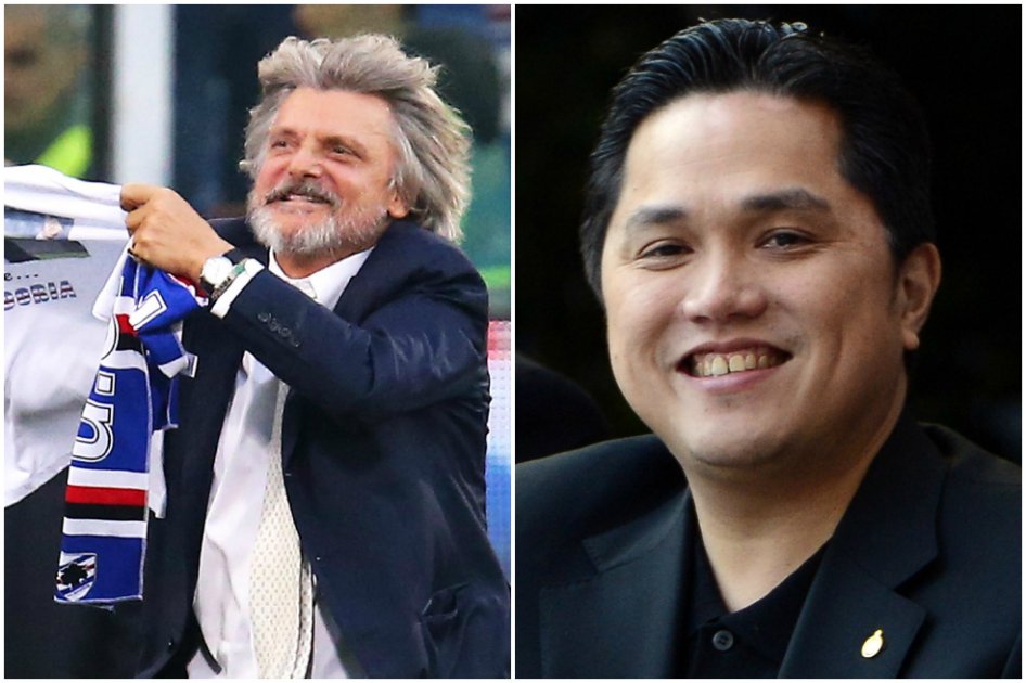 Presidente del club italiano Sampdoria, sancionado por declaraciones racistas