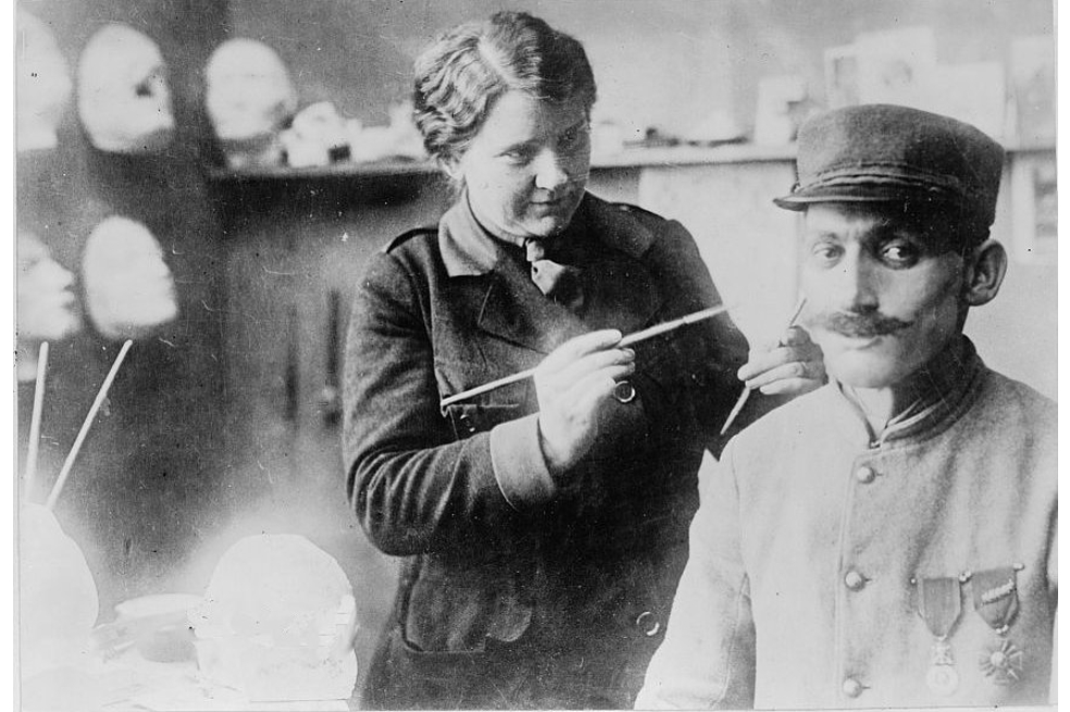 Las máscaras de los “valientes sin  rostro” de la Primera Guerra Mundial