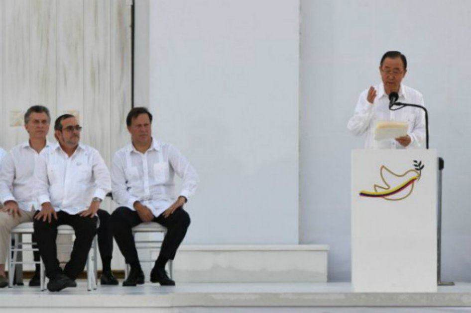 Colombia, un ejemplo para Ban Ki-moon