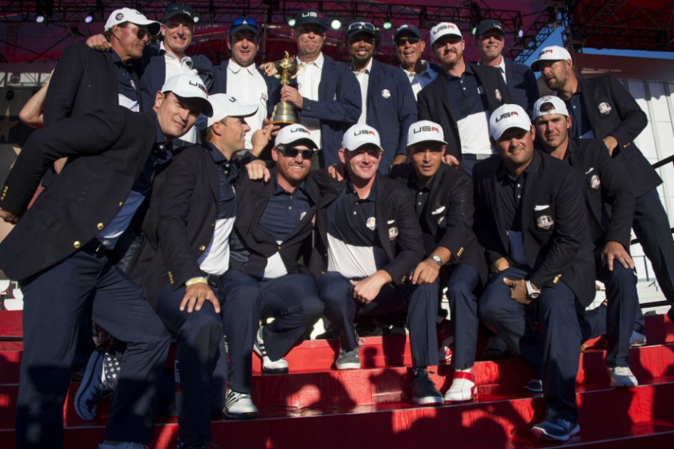Estados Unidos le ganó a Europa la Ryder Cup. Foto: AFP
