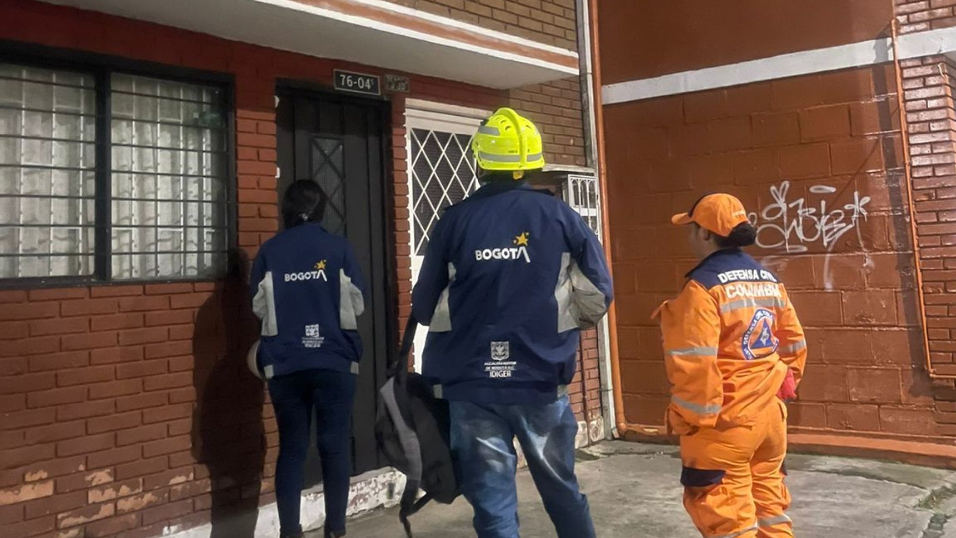 Atención a viviendas afectadas por vendaval en la localidad de Usme