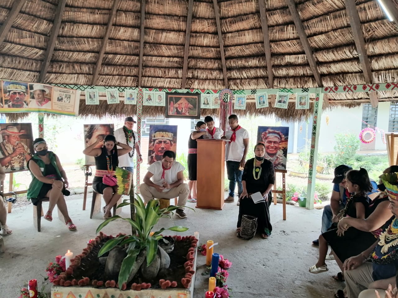 Ceremonia pueblo inga.