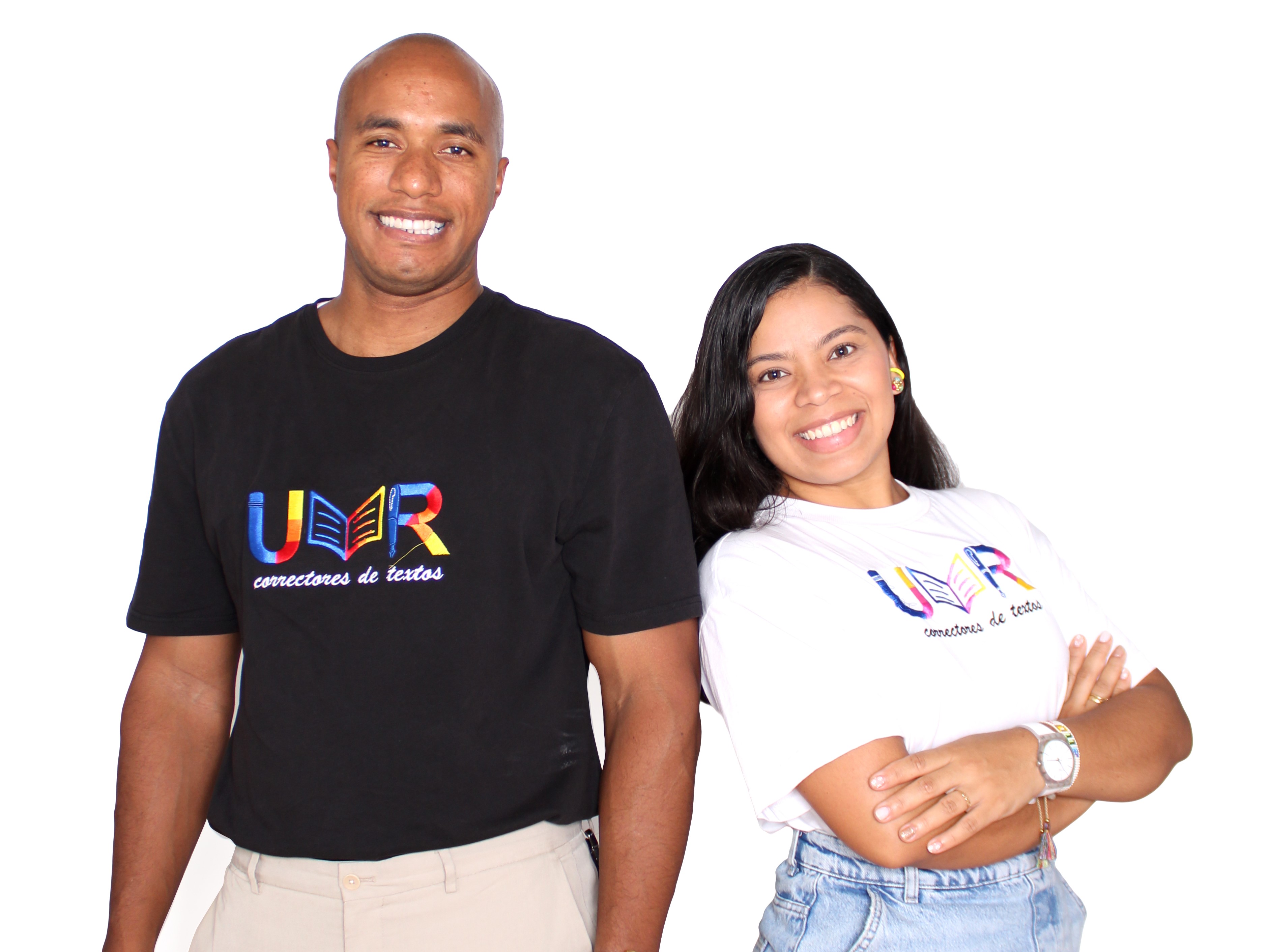 Ulises Rodríguez y Verónica Buelvas, los creadores de UVR correctores de textos.