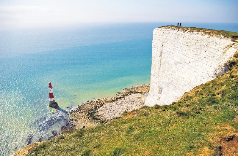 La costa blanca, en Inglaterra