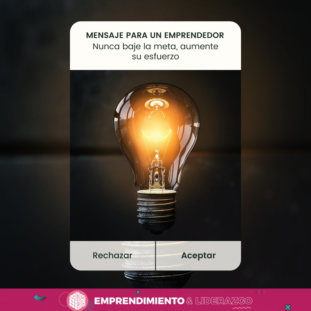 Mensaje para un emprendedor