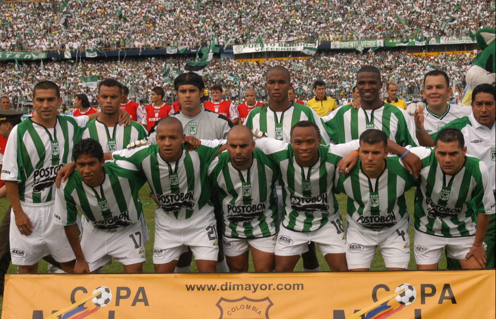 Nóminas de los 18 títulos de Atlético Nacional.