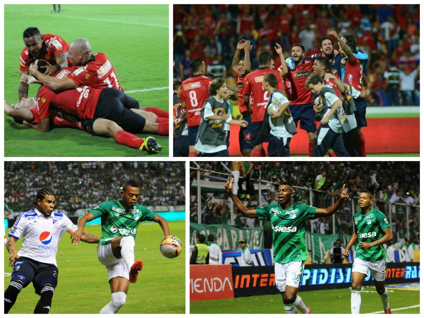 Deportivo Cali y Medellín, finalistas de la liga colombiana de fútbol
