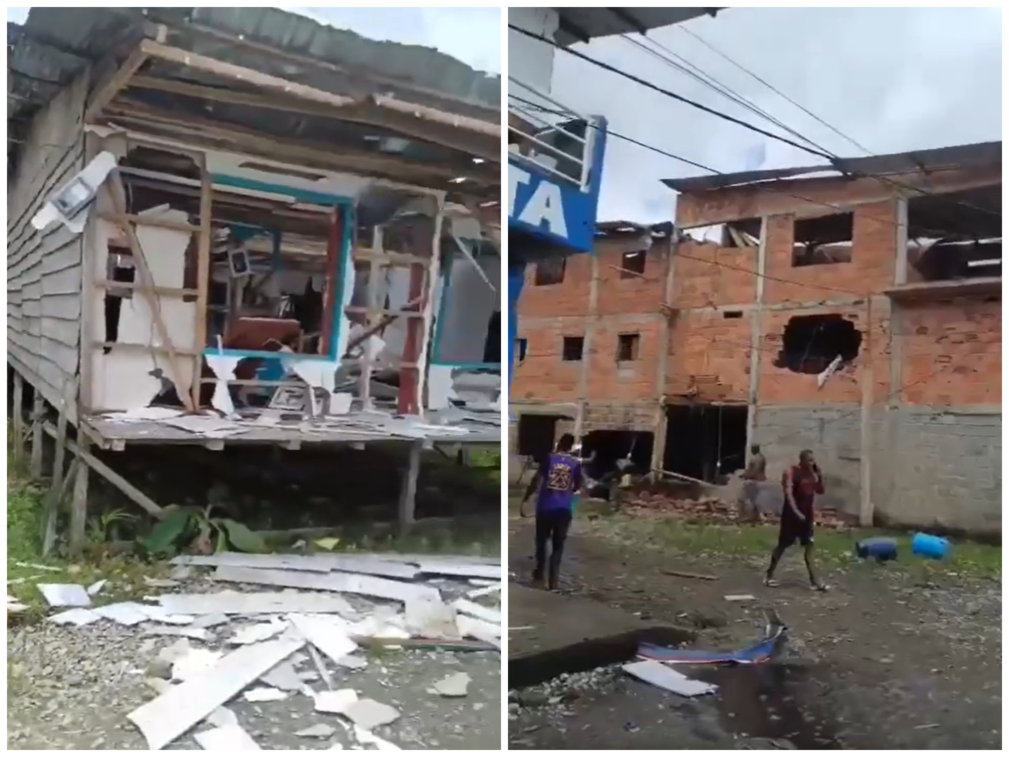 Ataque con explosivos afectó por más de 200 viviendas en Timbiquí, Cauca