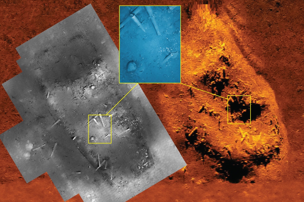 Imágenes de sonar y de robot del naufragio del San José. / Mincultura e Icanh